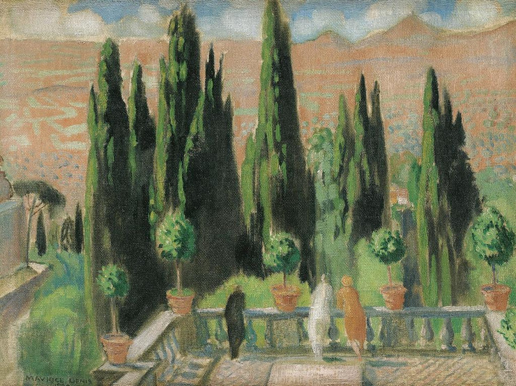 Villa D‚Äôeste (1928) (PRT_15504) - Canvas Art Print - 20in X 15in