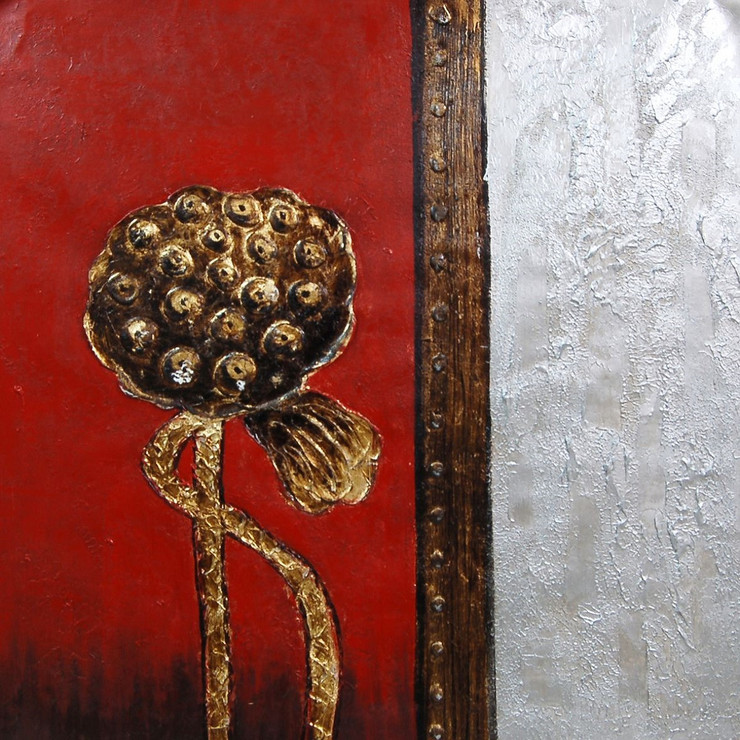 Abstract,Stroke,Shapes,Coloful Stroke,Stay the Night,Heavy Texture,Flower,Gold Flower