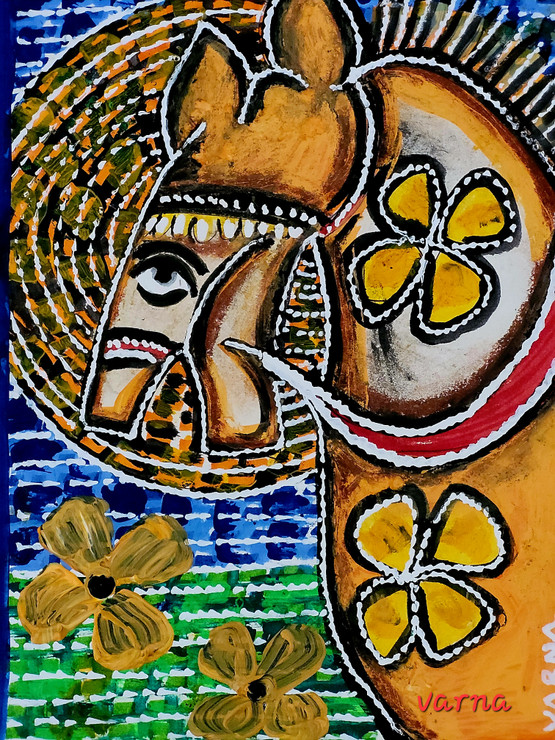 HORSE (PRT_8079_70017) - Canvas Art Print - 11in X 16in