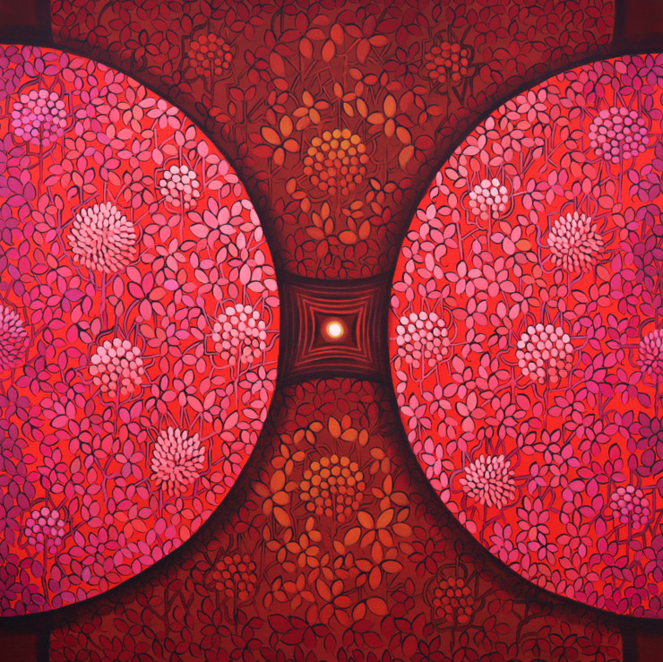 BINDU - Series 2 (ART_3702_70675) - Handpainted Art Painting - 30in X 30in