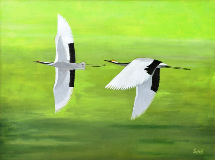 Coming Home (ART_8858_71115) - Handpainted Art Painting - 52in X 40in