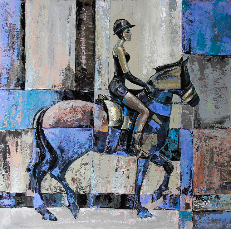 The Charm Of Argentina (ART_2571_38242) - Handpainted Art Painting - 18in X 18in