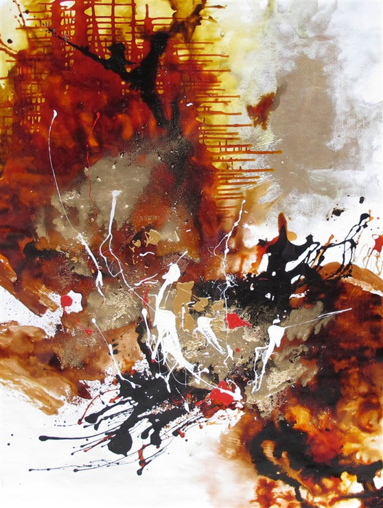 Illusion - 36in x 48in,RTCSD_32_3648,Abstract, - 100% Handpainted Buy Painting Online in India