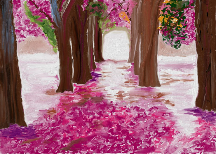 Spring Flowers (PRT_8645_73530) - Canvas Art Print - 24in X 17in