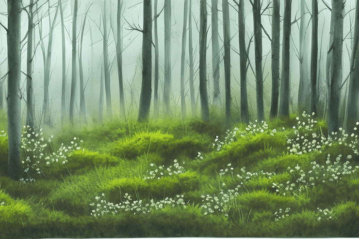 Moss (PRT_8991_74376) - Canvas Art Print - 11in X 7in