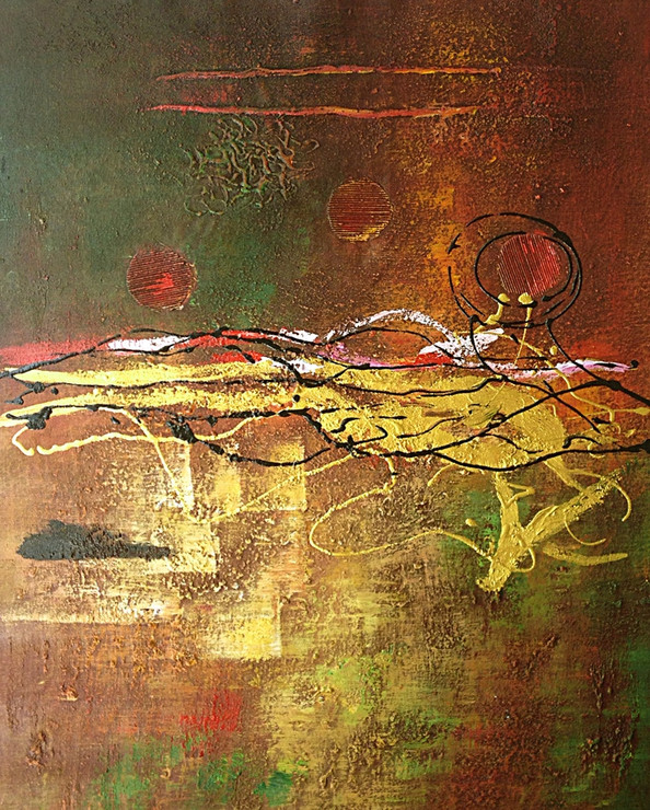 56ABT70 - 24in x 32in,56ABT70_2432,Community Artist Group,Museum Quality,Abstract, - 100% Handpainted