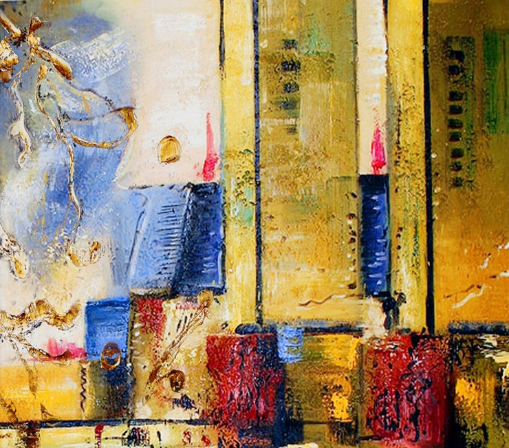 shape, form, color,Abstract art, nonfigurative art, nonobjective art, nonrepresentational art ,Strokes,Duality