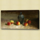 still life, fruits, apple, vase