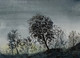 On a slope (ART_8841_75015) - Handpainted Art Painting - 11in X 8in