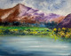 On the Foothills (ART_8841_75012) - Handpainted Art Painting - 10in X 8in
