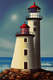 Lighthouse 3 (PRT_8991_74977) - Canvas Art Print - 11in X 16in