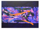 Under water beauty (ART_9046_75106) - Handpainted Art Painting - 48in X 36in