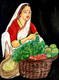 Vegetable Seller Women (PRT_9032_75101) - Canvas Art Print - 15in X 21in
