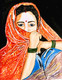 Rajasthani Women (PRT_9032_75097) - Canvas Art Print - 15in X 21in