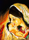 Mother and Child (PRT_9032_75093) - Canvas Art Print - 15in X 21in
