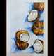 Time for refreshment (ART_9038_75036) - Handpainted Art Painting - 8in X 11in