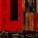 Abstract art,visual language,shape, form, color ,line, lyrical, imagery