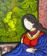 Shraddha Smaran (ART_7129_75709) - Handpainted Art Painting - 27in X 32in