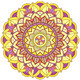 Mandala Painting (PRT_5620_75626) - Canvas Art Print - 15in X 15in