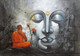 Lord Buddha (ART_1038_75752) - Handpainted Art Painting - 46in X 32in