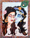 Radhe krishna (ART_9027_75842) - Handpainted Art Painting - 18in X 24in