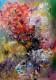 Gul Glory (ART_5868_70519) - Handpainted Art Painting - 23in X 36in