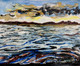 MANA SAROVAR LAKE-4 (ART_6175_76165) - Handpainted Art Painting - 20in X 16in