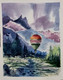 MANALI HILL STATION (ART_8950_76109) - Handpainted Art Painting - 14in X 11in