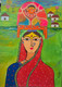 Jogva (ART_1243_75552) - Handpainted Art Painting - 12in X 16in