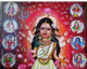 Aadishakti  (ART_9074_75986) - Handpainted Art Painting - 16in X 12in