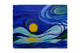 Sun and waves (ART_9064_76715) - Handpainted Art Painting - 36in X 30in