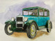Vintage Car- 6 (ART-3013-100133) - Handpainted Art Painting - 15 in X 11in