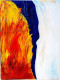 Inferno And Iceberg (ART-8031-100315) - Handpainted Art Painting - 29 in X 36in