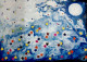 MOON AND STARS (ART-6175-100298) - Handpainted Art Painting - 40 in X 30in