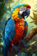 Rio The Brazilian Parrot (PRT-9116-100447) - Canvas Art Print - 32in X 48in