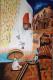 Saint At Varanasi Ghat (ART-15079-100431) - Handpainted Art Painting - 24 in X 36in