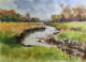 Green Land (PRT-7901-100637) - Canvas Art Print - 18in X 13in
