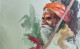 Sadhu (ART-7901-100607) - Handpainted Art Painting - 11 in X 7in