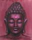 Buddha (ART-3512-100708) - Handpainted Art Painting - 8 in X 8in