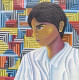MODERN ART 3 (ART-8439-100692) - Handpainted Art Painting - 17in X 17in