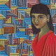 MODERN ART 3 (ART-8439-100693) - Handpainted Art Painting - 17in X 17in