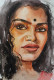 The Girl (PRT-7901-100671) - Canvas Art Print - 8in X 12in