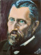 Portrait Of Van Gogh In Oil (ART-471-100728) - Handpainted Art Painting - 12 in X 16in