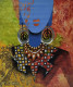 Womaniya (ART-5608-100825) - Handpainted Art Painting - 29 in X 34in