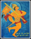 Sankatmochan (ART-15206-100887) - Handpainted Art Painting - 24 in X 30in