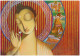 Buddha (ART-6533-100919) - Handpainted Art Painting - 28 in X 48in