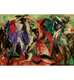 Dancers (ART-15243-101211) - Handpainted Art Painting - 40 in X 28in
