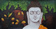 Buddha Painting For Sale (ART-3319-101215) - Handpainted Art Painting - 48 in X 24in