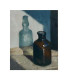 Playing With Bottle (ART-15267-101167) - Handpainted Art Painting - 8 in X 10in