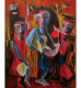 Concert (ART-15243-101207) - Handpainted Art Painting - 30 in X 36in